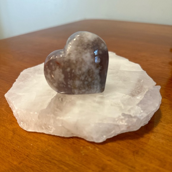 Flower agate heart - Picture 2 of 6